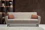 Atelier Del Sofa Zaden - Sofá cama de 3 plazas Beige